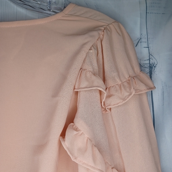 Lush boho v-neck fairycore Cropped top - Picture 13 of 16